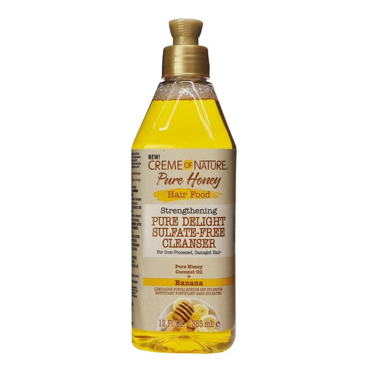 Creme of Nature Pure Honey Hair Food Bananna Cleanser 12oz