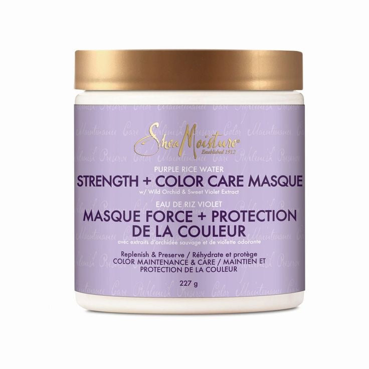 Shea Moisture Purple Rice Water Strength & Color Care Masque 8oz/227G