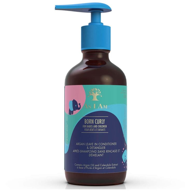 As I Am Born Curly Argan Leave In & Detangler 8oz