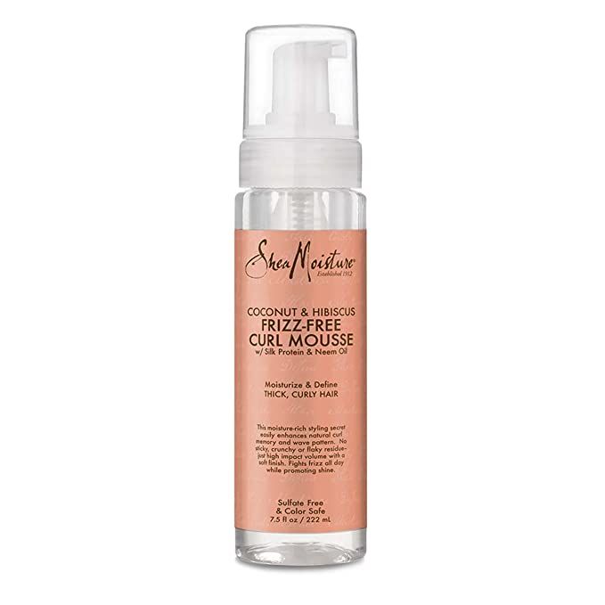 Shea Moisture coconut & hibiscus mousse 7.5oz