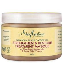 Afbeelding in Gallery-weergave laden, Shea Moisture Jamaican black castor oil strengthen &amp; restore masque 325ml
