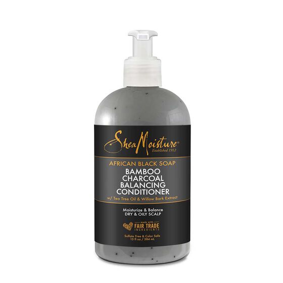 shea moisture black charcoal conditioner 13oz/ 384ml
