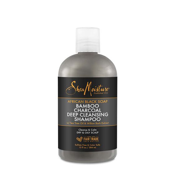 Shea Moisture African blacksoap shampoo 13oz/384 ml